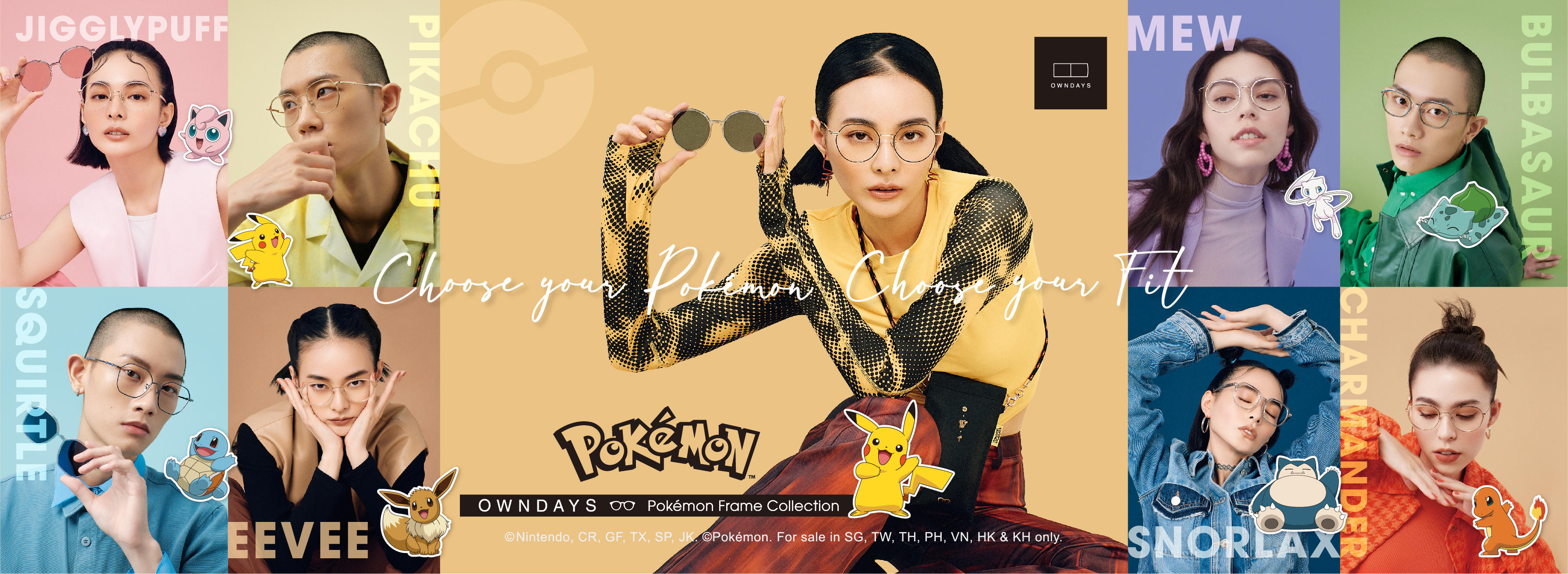 OWNDAYS RELEASES POKÉMON FRAME COLLECTION, AVAILABLE FROM 01